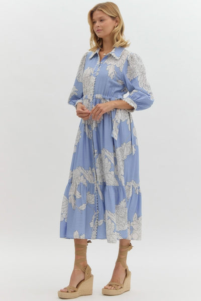 Priscilla Floral Midi Dress
