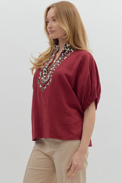 Rusty Dolman Sleeve Top B