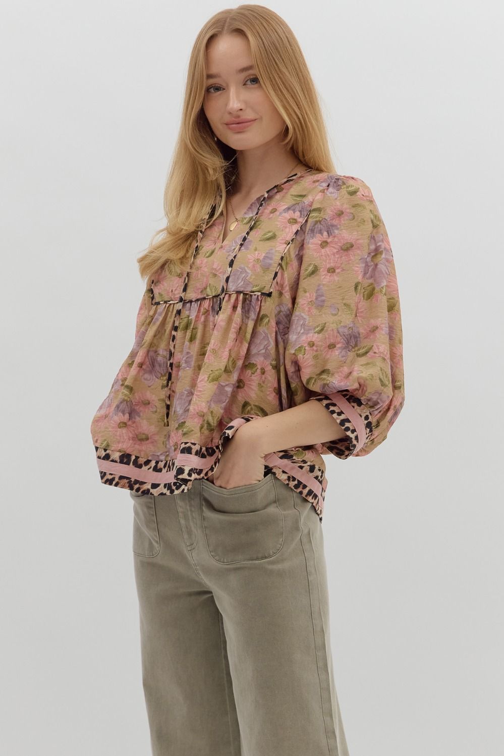 Gracie Floral Print Top