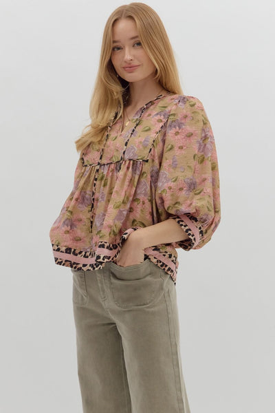 Gracie Floral Print Top