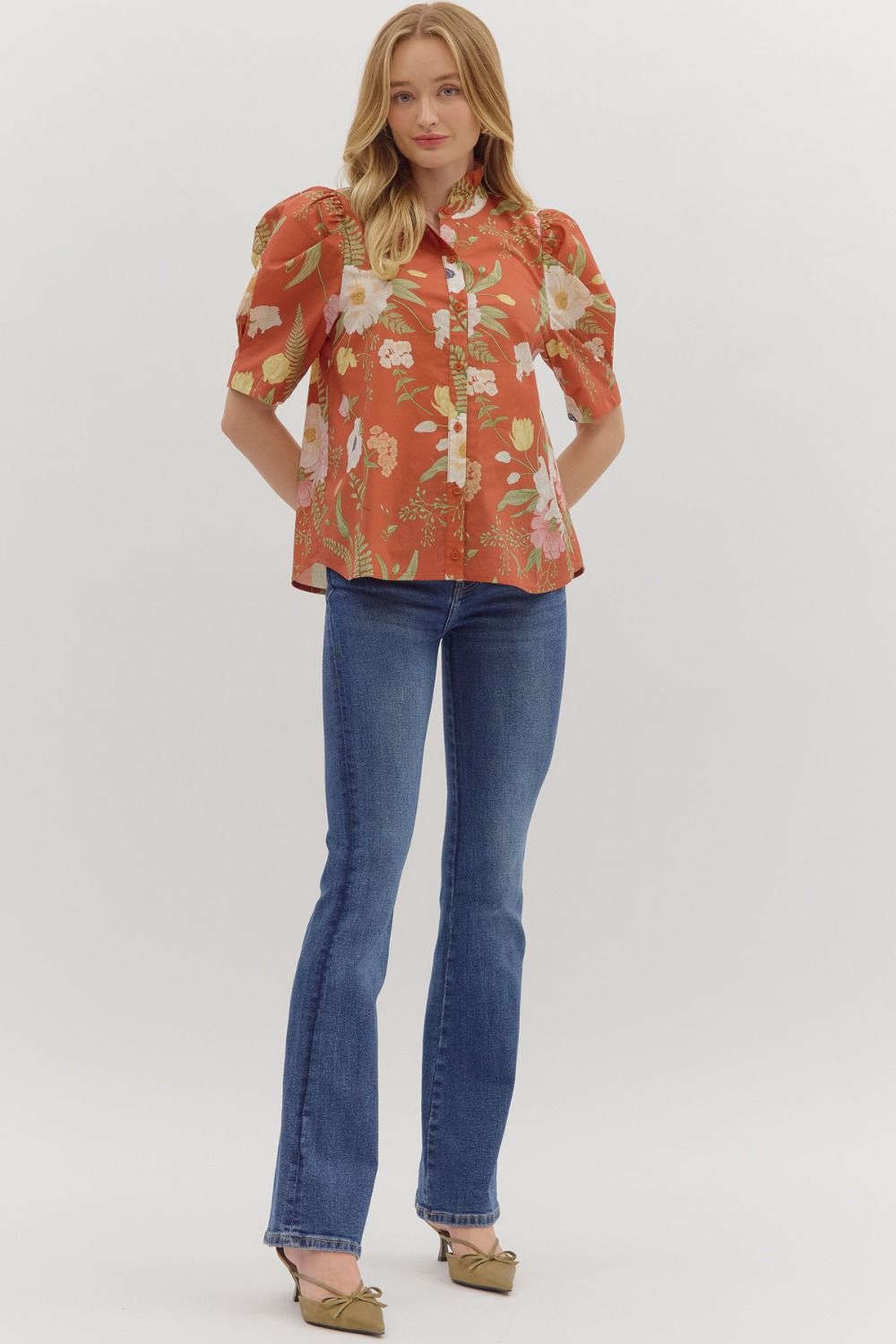 Maddox Puffed Sleeve Top