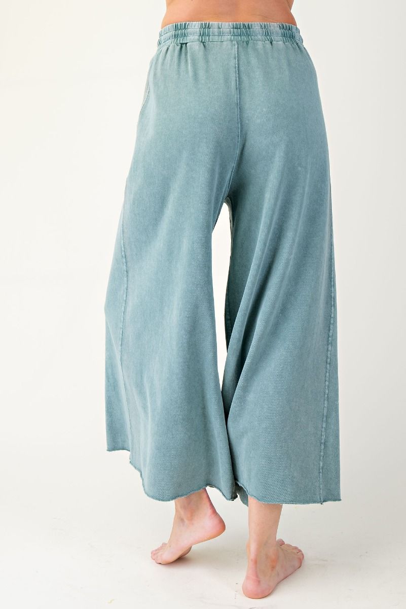 Mabel Mineral Washed Cropped Pants