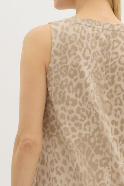 Millie Leopard Midi Dress T