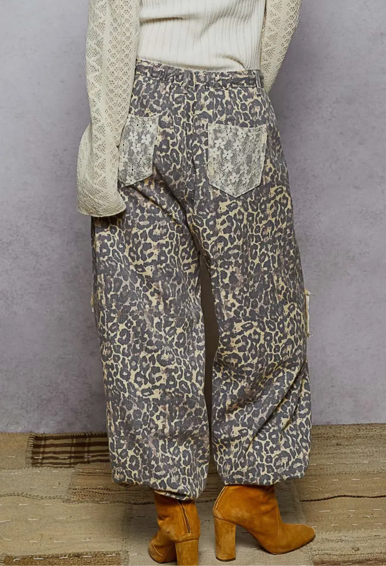 Lizzie Leopard Pants