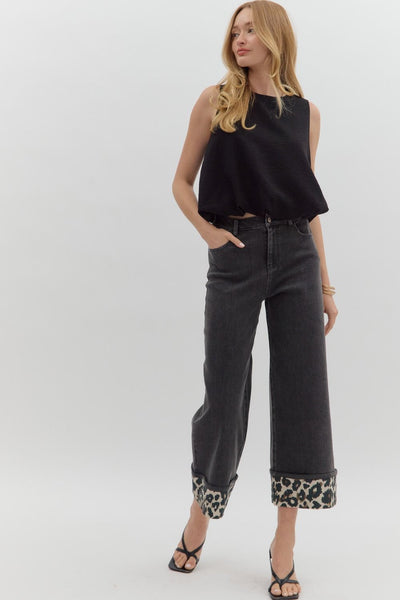 Bonnie High Waist Cuffed Pants