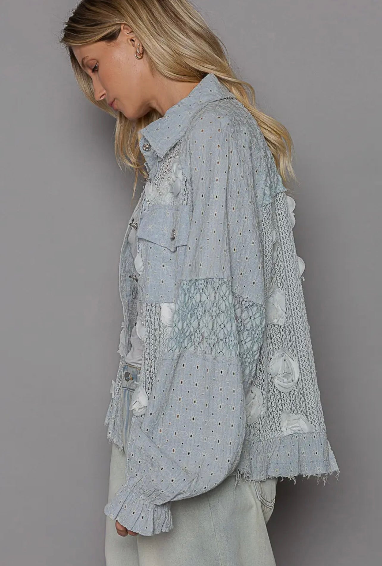 Leah Ballon Sleeve Shirt/Jacket