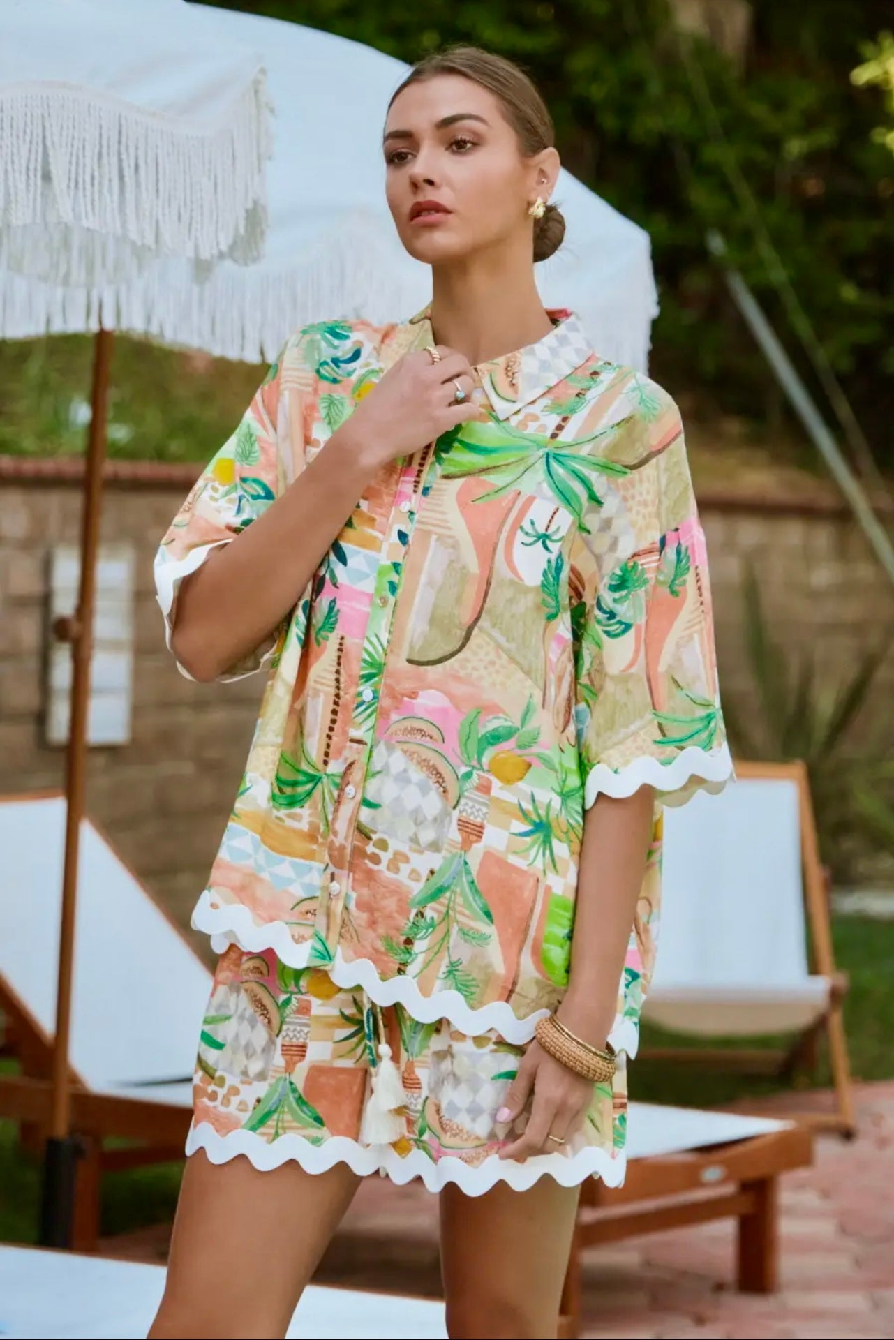 Trina Tropical Short Set