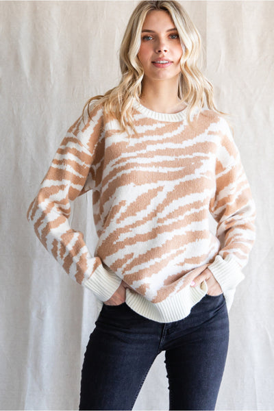 Zannie Zebra Sweater