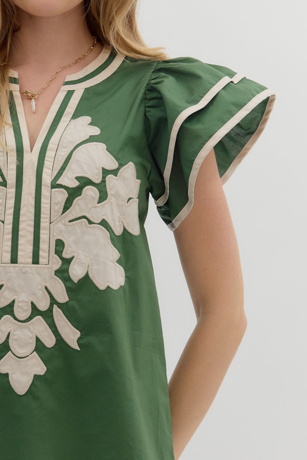 Seth Flutter Sleeve Top Up