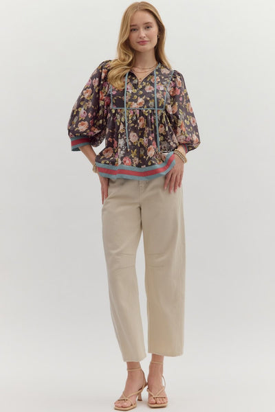 Sasha Floral Print Top B