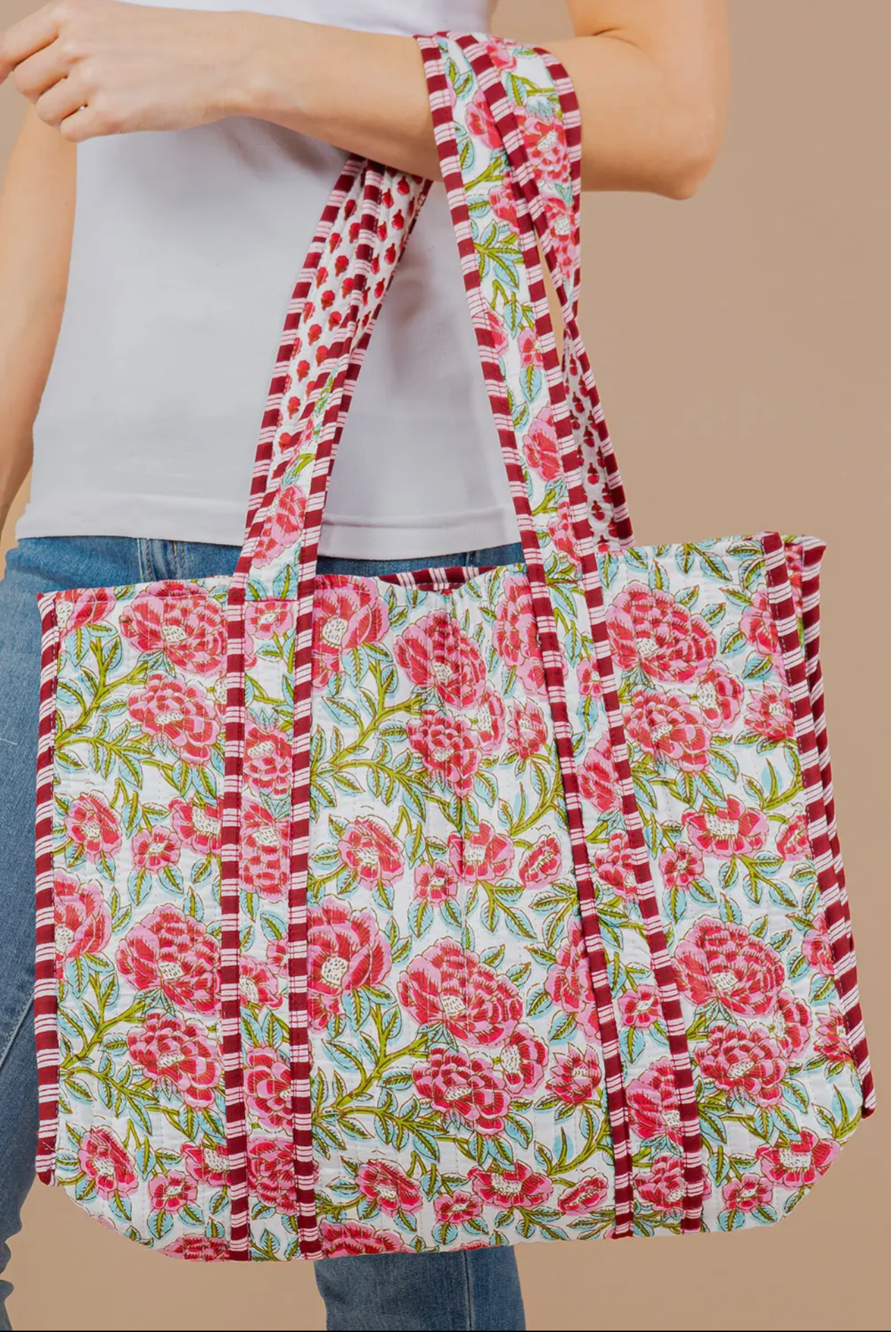Hand Crafted Tote Bag R