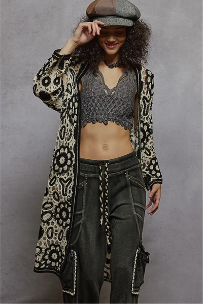 Shellie Crocheted Cardigan