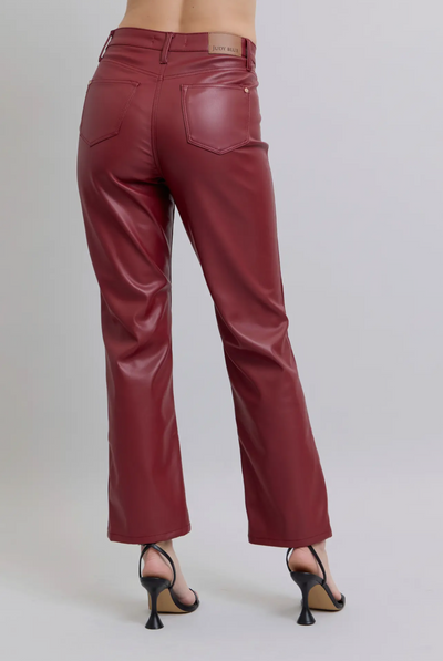 Judy Blue Faux Leather Pants