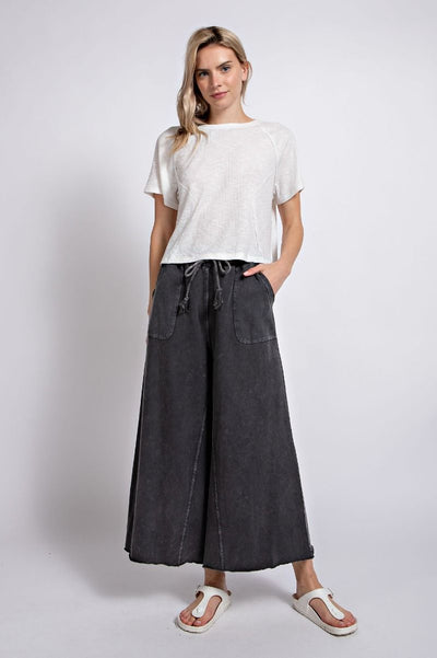 Mabel Mineral Washed Cropped Pants