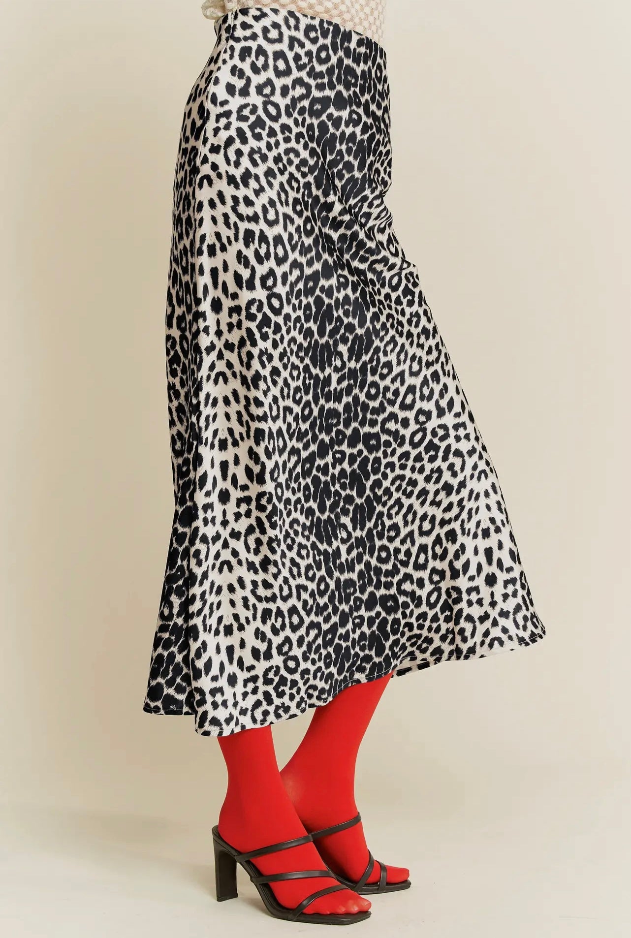 Linda Leopard Maxi Skirt