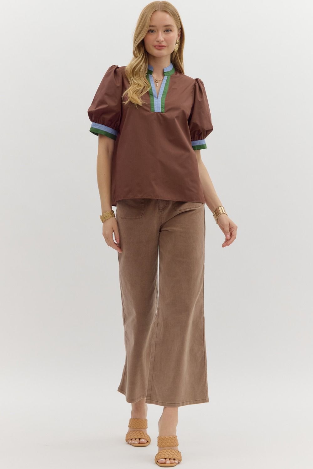 Brenna Puff Sleeve Top