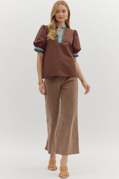 Brenna Puff Sleeve Top