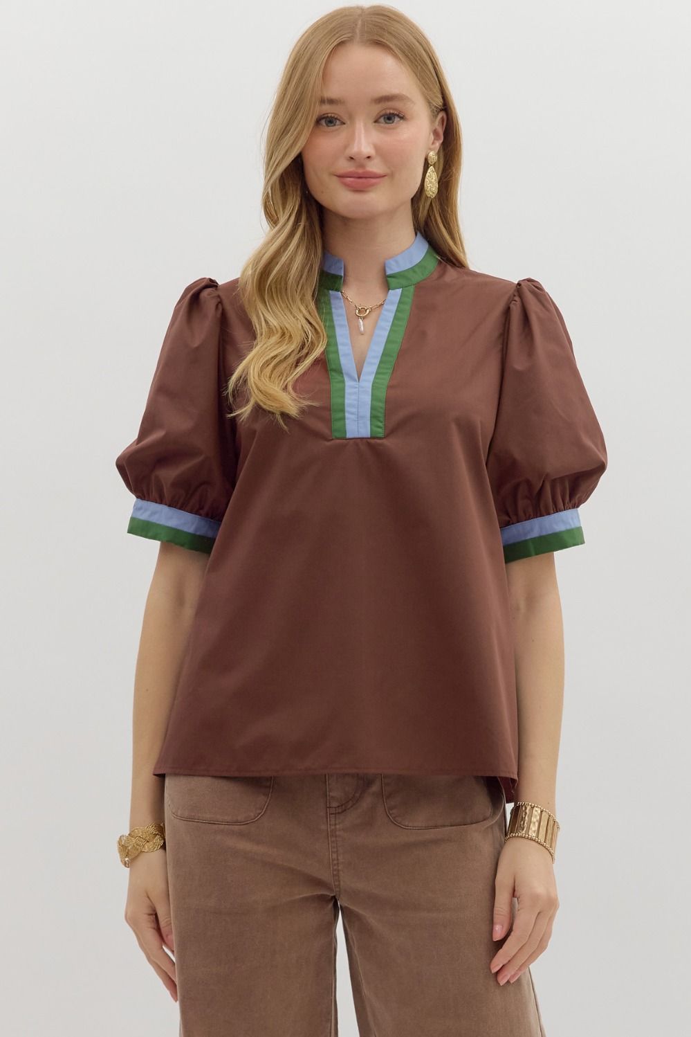 Brenna Puff Sleeve Top