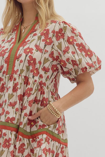 Sissy Split Neck Dress