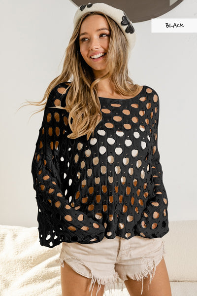 Cassie Cut Out Pullover