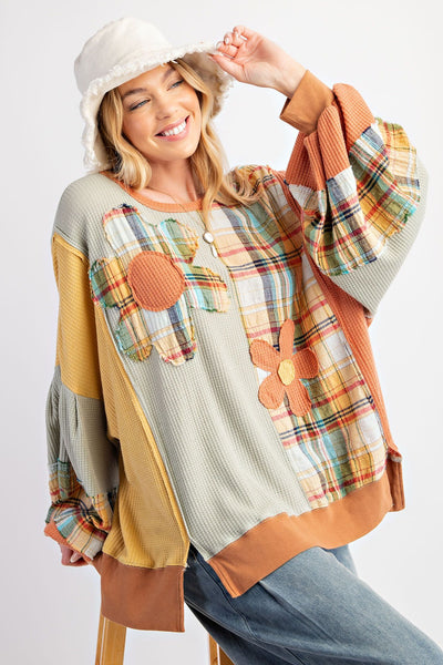 Patricia Plaid Pullover