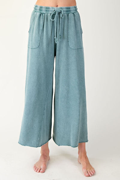 Mabel Mineral Washed Cropped Pants