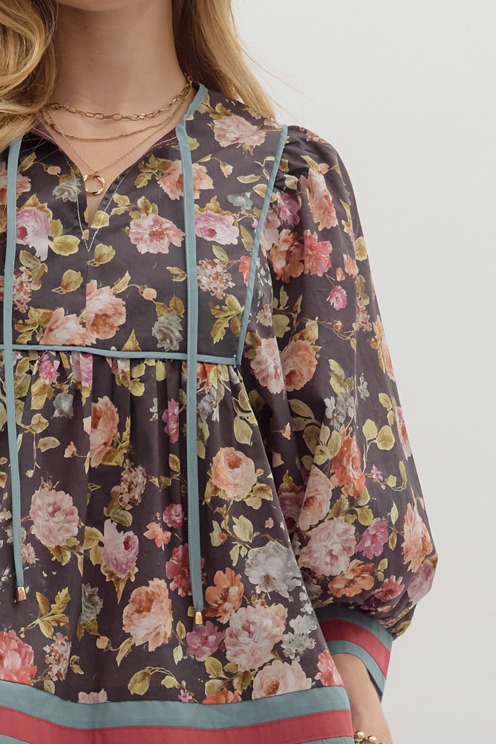 Sasha Floral Print Top B