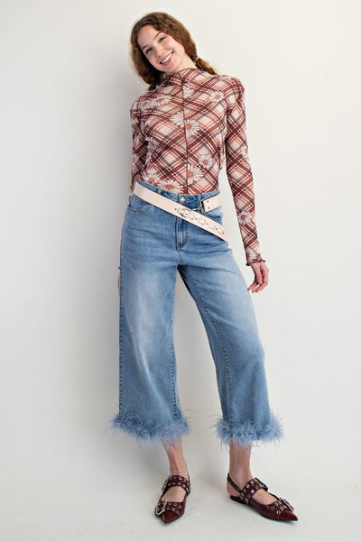 Fannie Fur Trimmed Pants