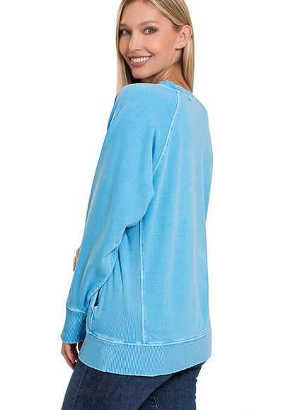 Nonie Mineral Washed Pullover
