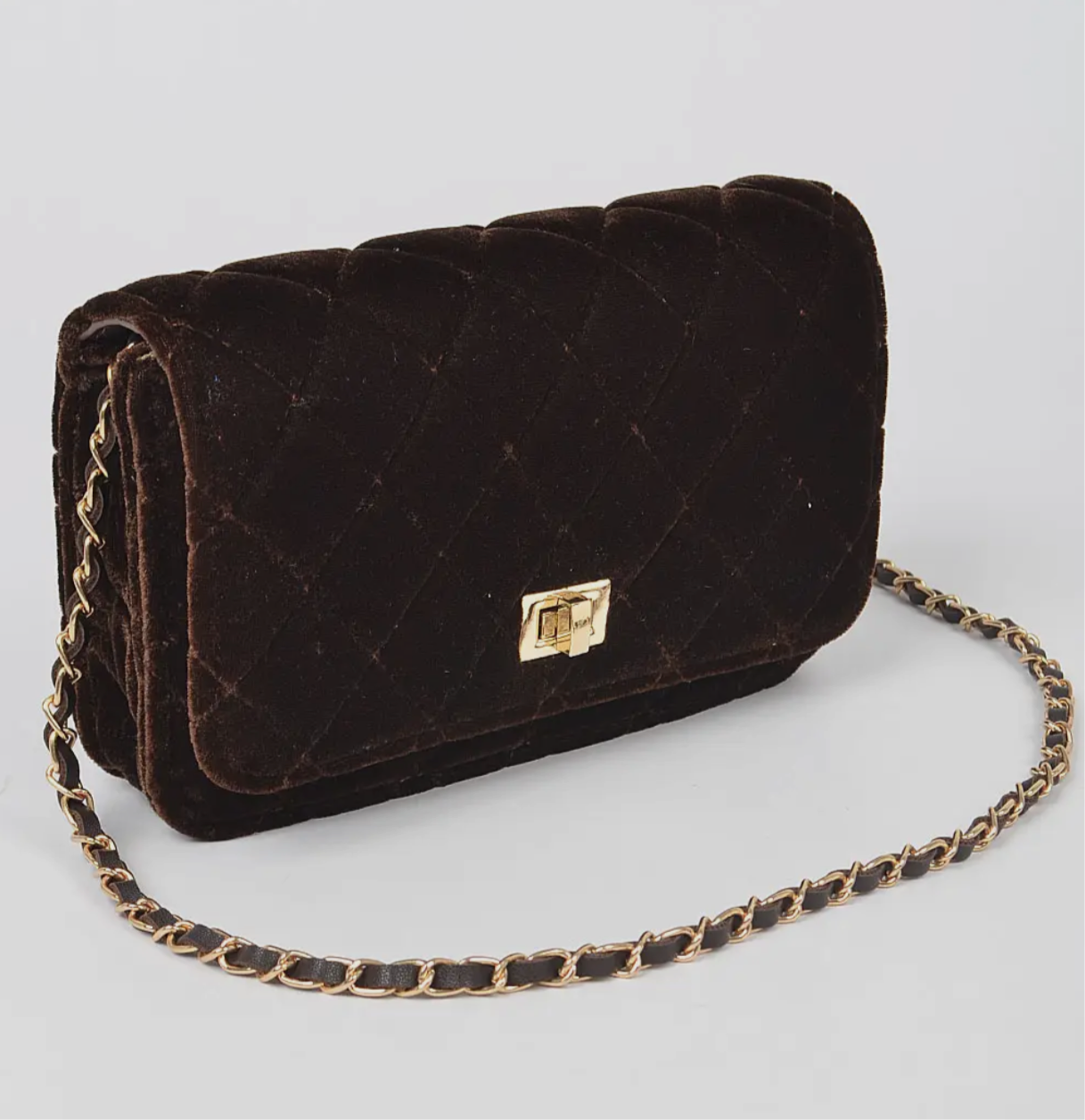 Velvet Shoulder Bag
