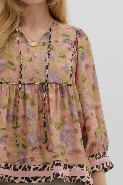 Gracie Floral Print Top