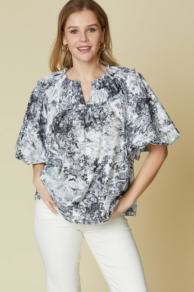 Ina Balloon Sleeve Top