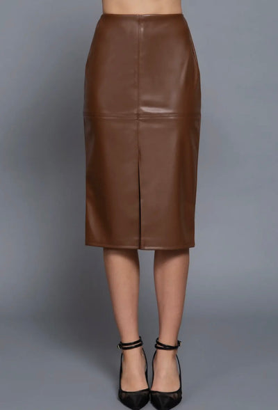 Sullie Faux Leather Skirt