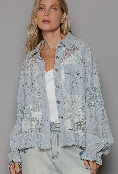 Leah Ballon Sleeve Shirt/Jacket