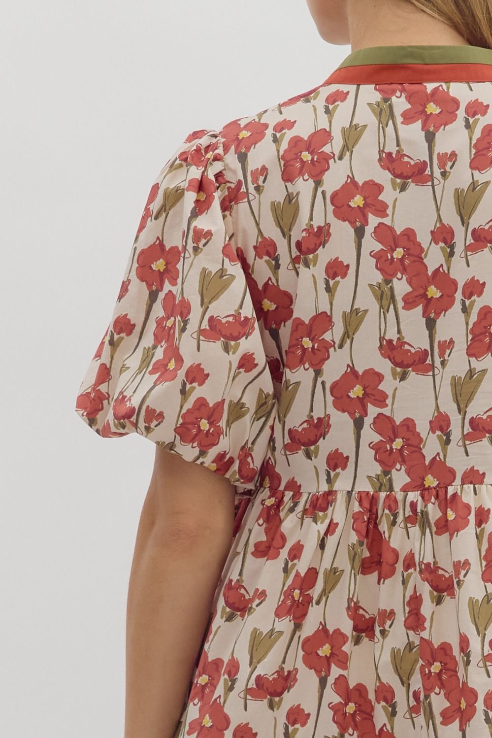 Sissy Split Neck Dress