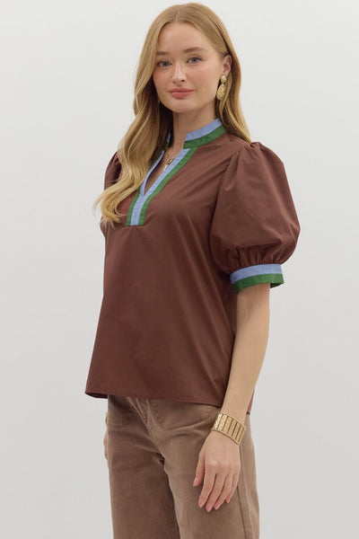 Brenna Puff Sleeve Top