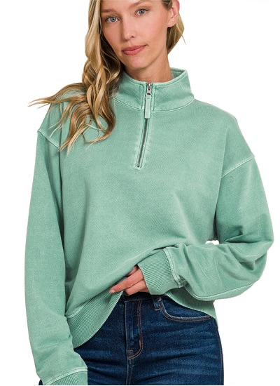 Ollie Mineral Washed Pullover