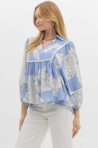 Gracie Floral Print Top