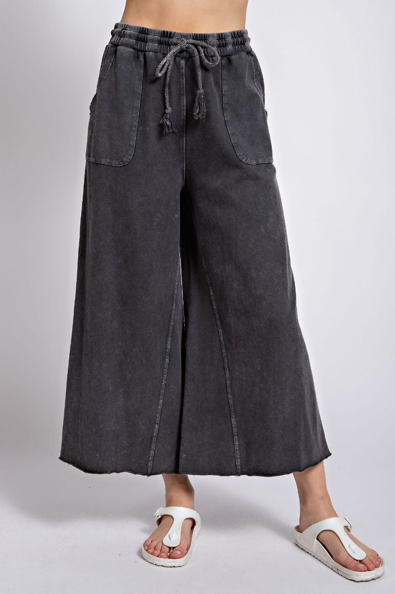 Mabel Mineral Washed Cropped Pants