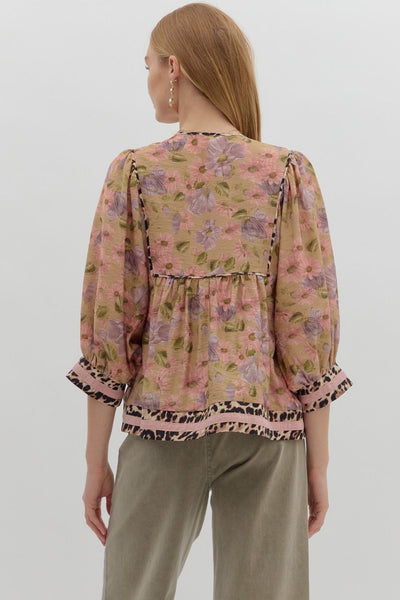 Gracie Floral Print Top