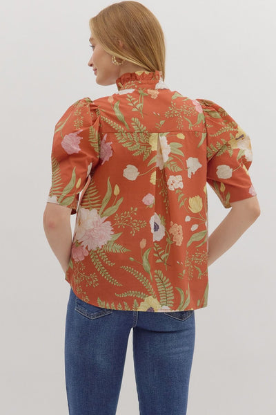 Maddox Puffed Sleeve Top