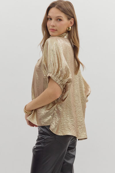 Mattie Metallic Top G