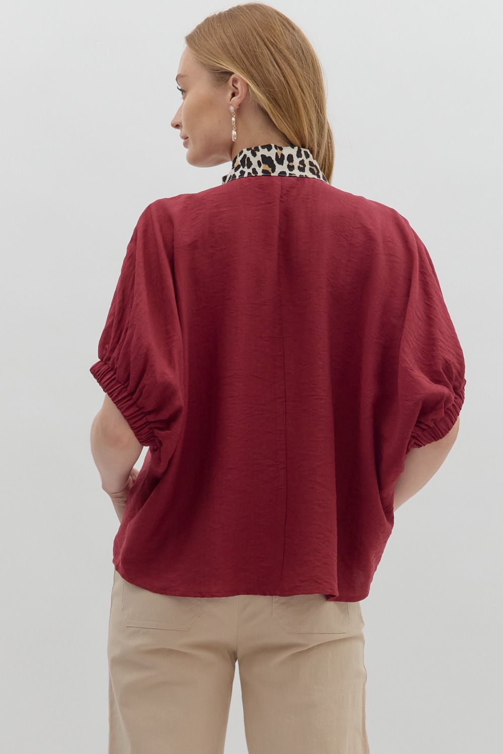 Rusty Dolman Sleeve Top B