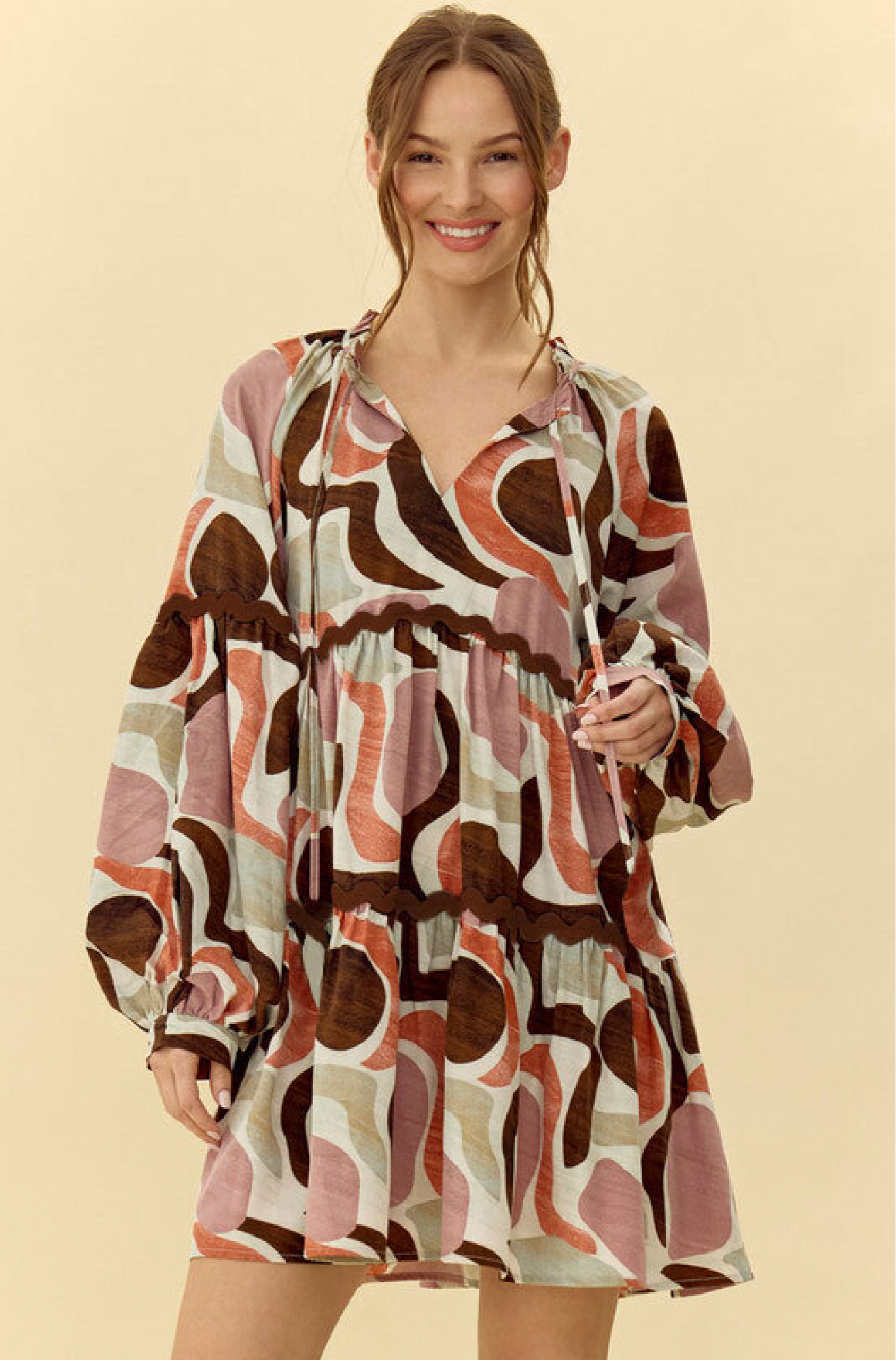 Sisaleigh Abstract Dress