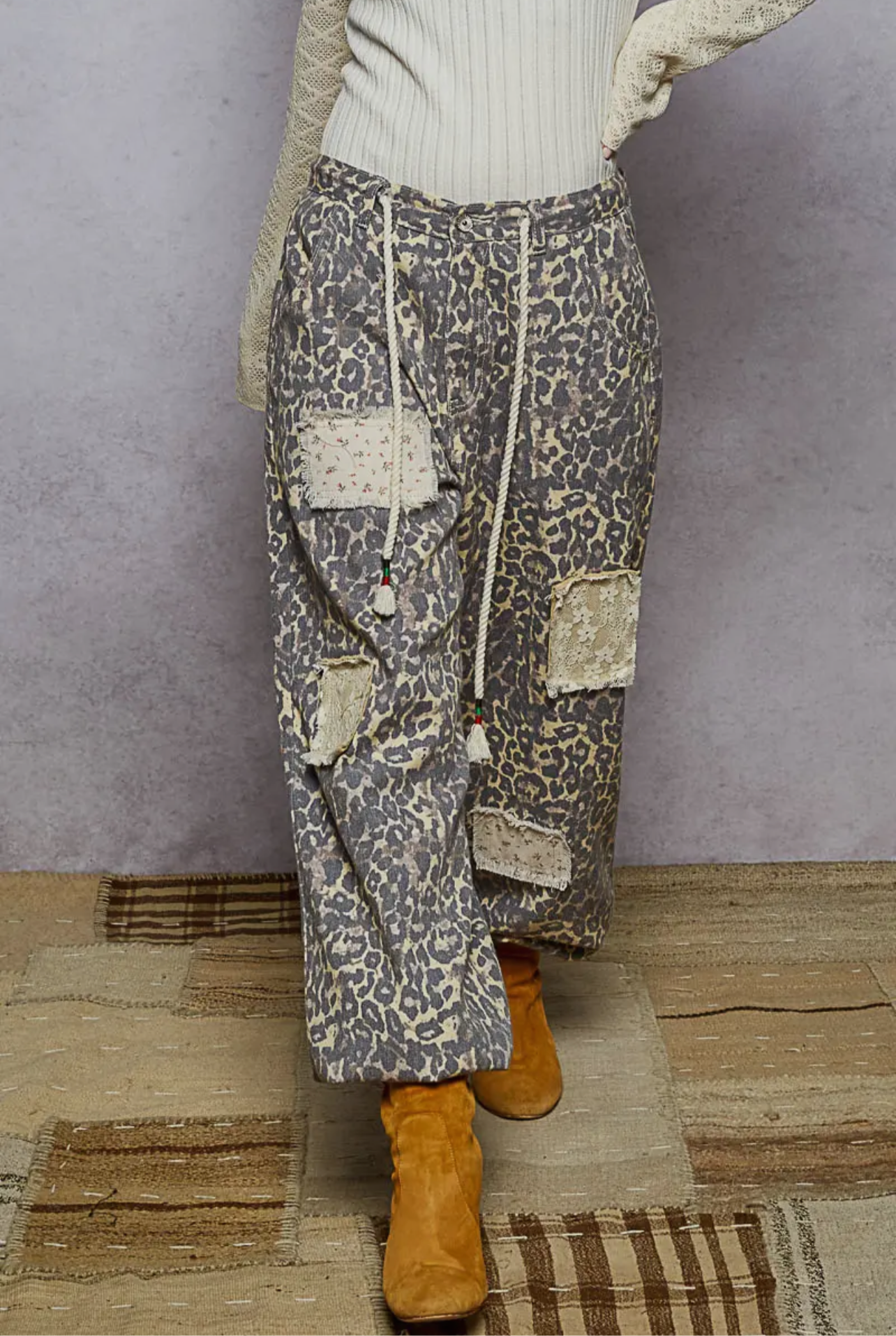 Lizzie Leopard Pants