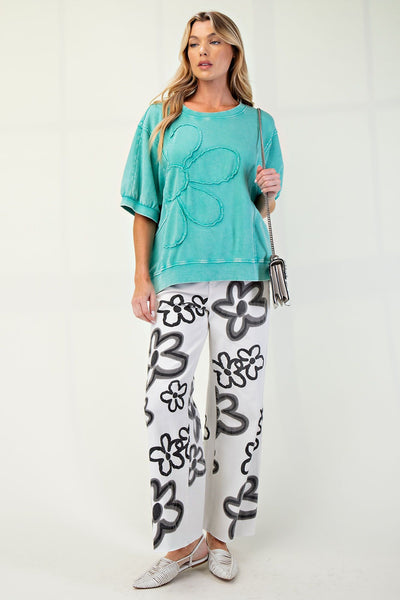Bliss SS Terry Pullover