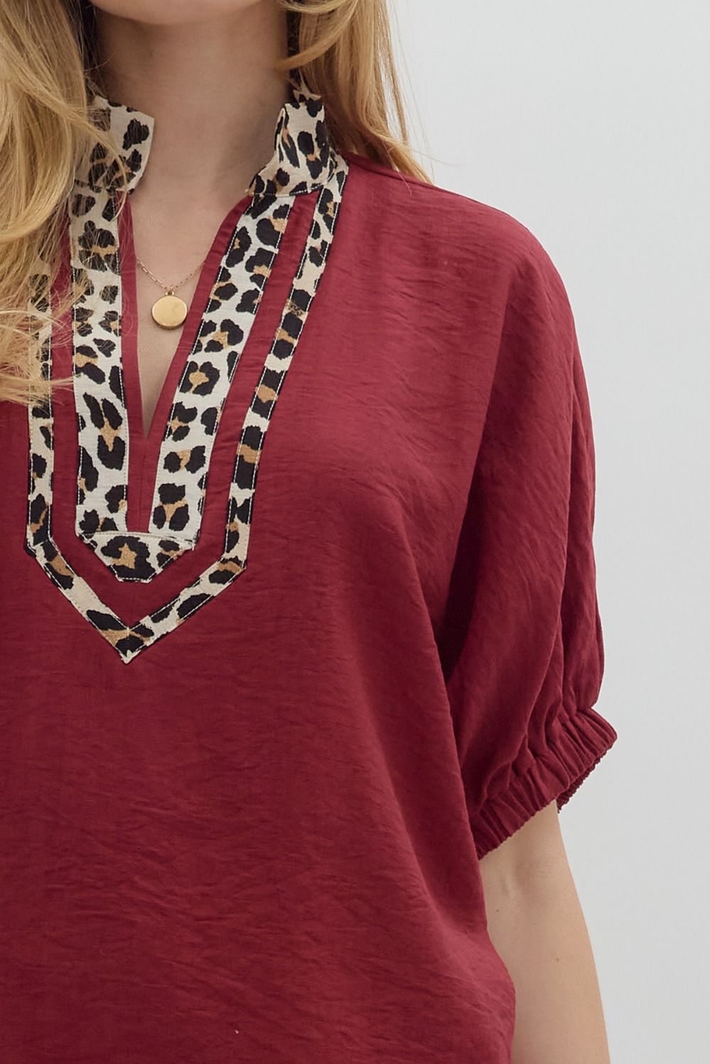 Rusty Dolman Sleeve Top B