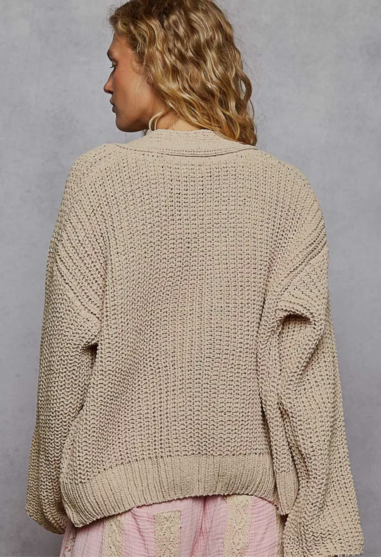 Lelah Loose knit Cardigan