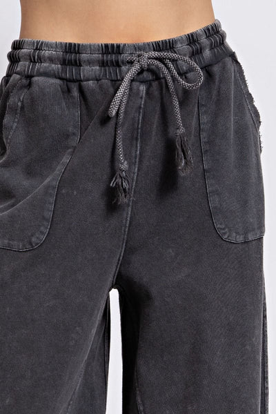 Mabel Mineral Washed Cropped Pants