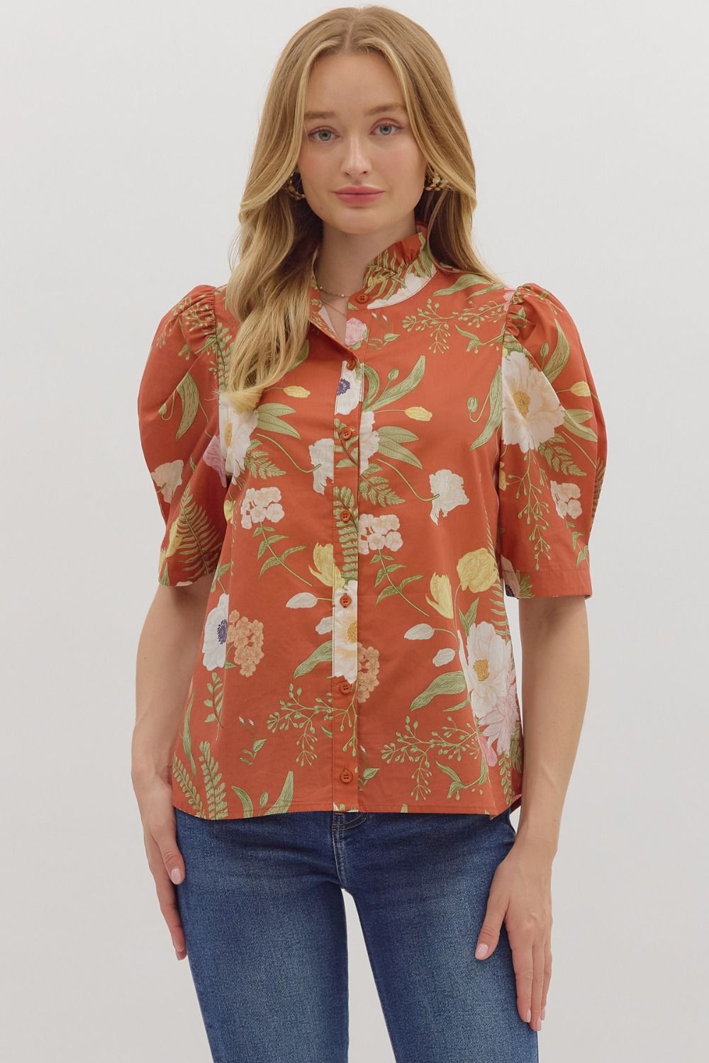 Maddox Puffed Sleeve Top
